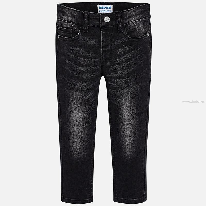 Spodnie jeans czarne super slim fit Mayoral