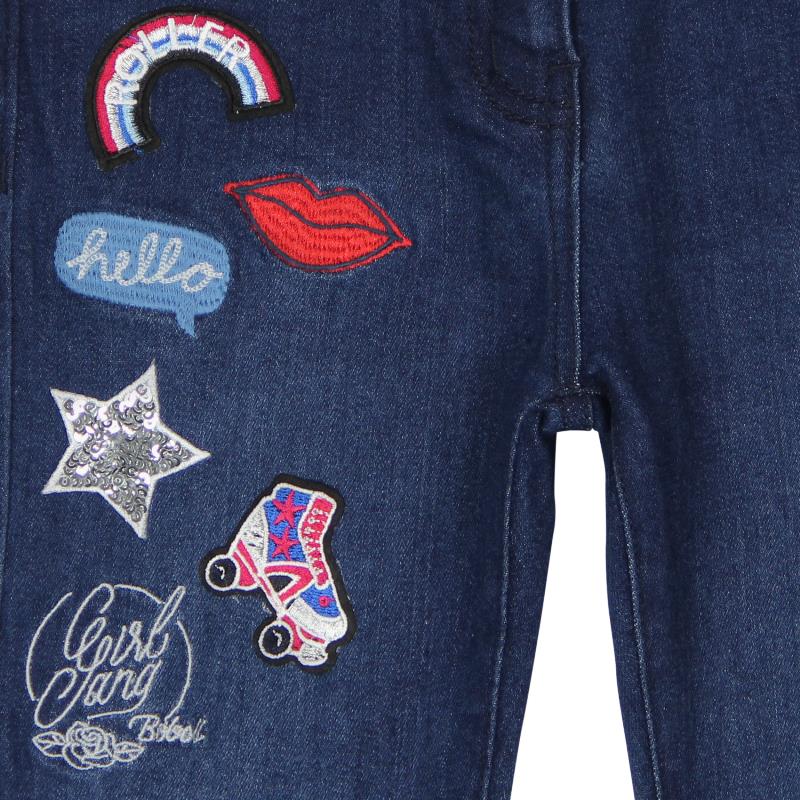 Spodnie dżinsowe  Boboli dla dziewczynki kolor granatowy