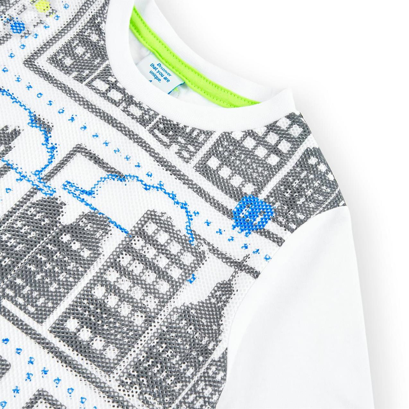 Bluzka z krótkim rękawem dla chłopca Boboli siateczka dla chłopca