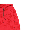 Bluza z kieszeniami dla dziewczynki z nadrukiem