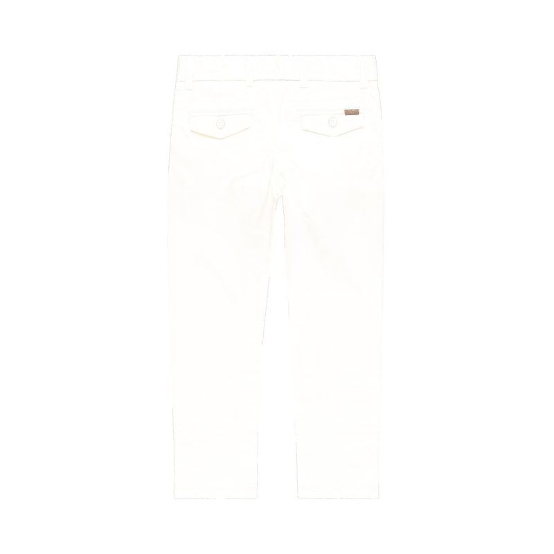 Spodnie chino dla chłopca Boboli kolor biały