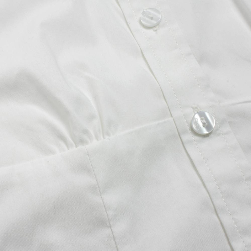 Koszula biała z kołnierzykiem dla dziewczynki iDO