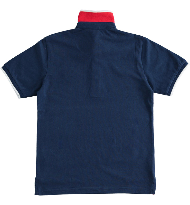 Bluzka Polo z krótkim rękawem kolor Granat