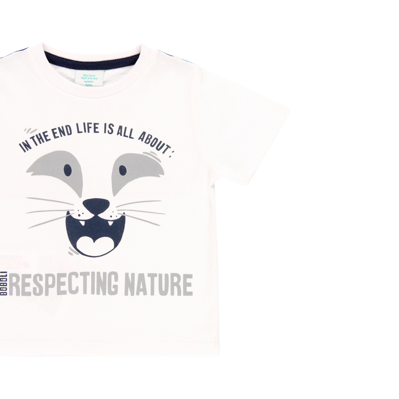 Bluzka z krótkim rękawem dla chłopca Boboli