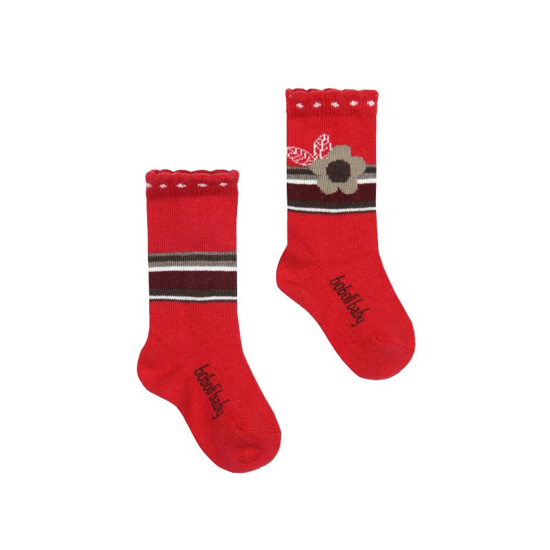 Skarpetki dla dziewczynki zestaw 3 sztuki Boboli