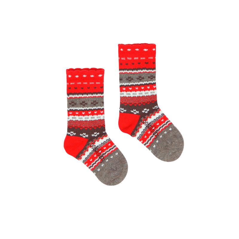 Skarpetki dla dziewczynki zestaw 3 sztuki Boboli