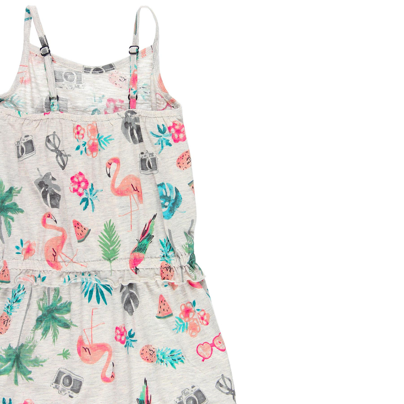 Sukienka na ramiączka dla dziewczynki bawełniana Boboli