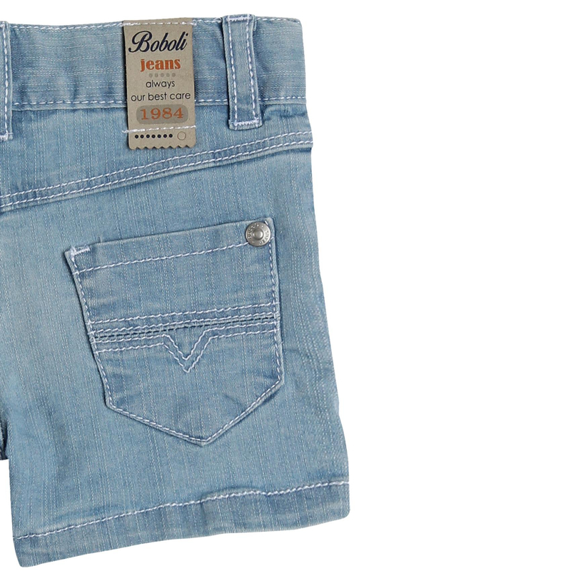 Szorty denim dla chłopca niebieskie Boboli