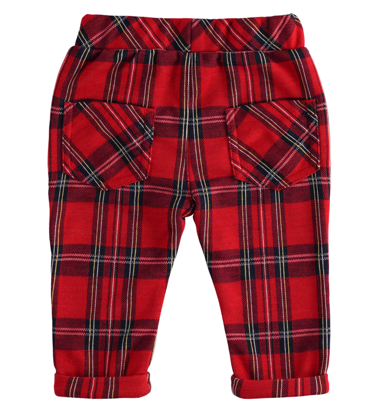 Spodnie dla chłopca w kratkę iDO