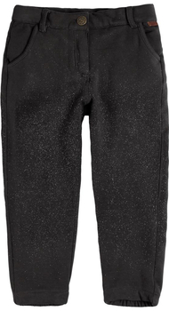 Spodnie dresowe ze streczem dla dziewczynki kolor ciemny szary