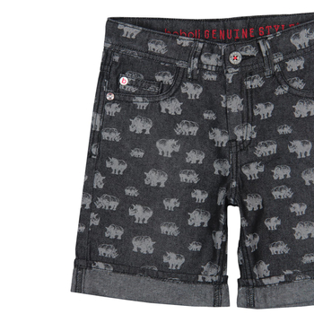 Bermudy dla chłopca nadruk nosorożce