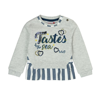 Bluza/ tunika dla dziewczynki kolor szary Boboli