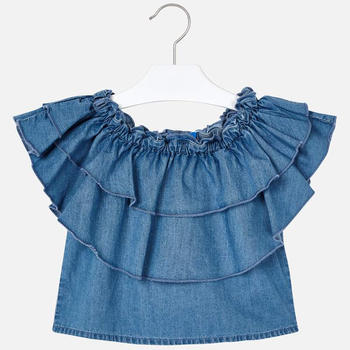 bluzka luźna dżinsowe kolor jeans