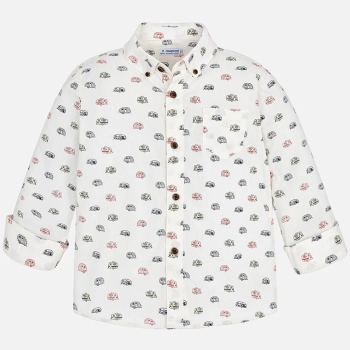 Koszula biała camping Mayoral dla chłopca