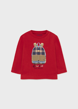 Bluzka z długim rękawem "plecak"