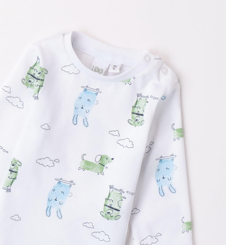 Bluzka niemowlęca z długim rękawem dla chłopca iDO zwierzątka