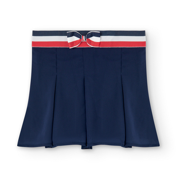 Spódniczka szkolna kokarda kolor granatowy Boboli dla dziewczynki