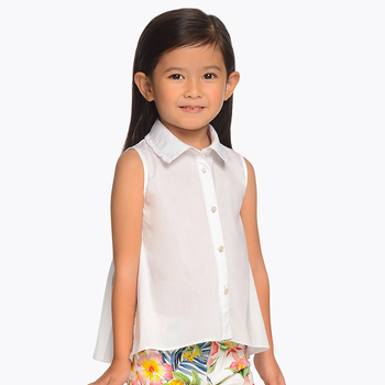 Bluzka luźna popelina