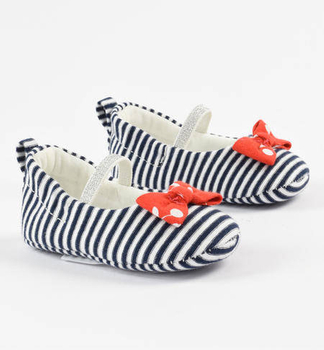 Buciki baleriny dla dziewczynki kolor ciemny niebieski