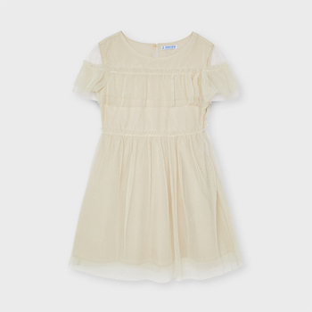 Sukienka  dla dziewczynki kolor Szampan