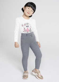 Leginsy trykot Stal  dla dziewczynki