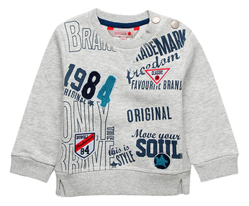 Bluza dresowa dla chłopca kolor szary