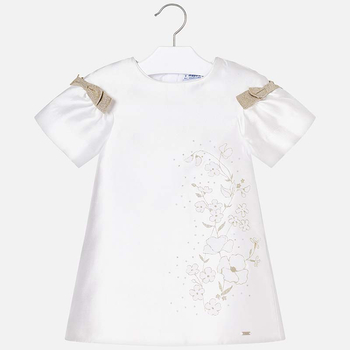 Sukienka ze złotym nadrukiem