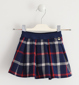 Spódniczka kolor niebiesko-czerwony