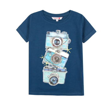 Bluzka dla dziewczynki krótki rękaw foto