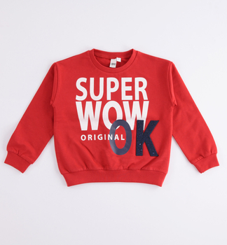 Bluza z długim rękawem kolor czerwony