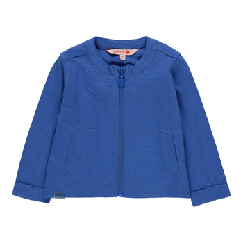 Bluza rozpinana dla dziewczynki kolor kobaltowy Boboli 