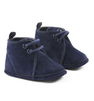 Eleganckie buciki niechodki iDO dla chłopca granatowe do chrztu