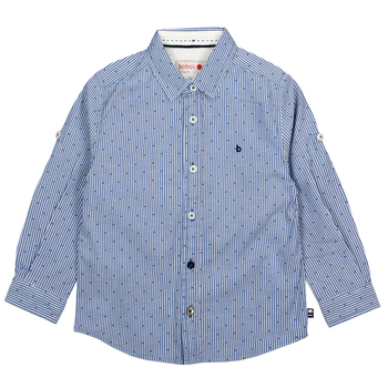 Koszulaz długim rękawem dla chłopca niebieska