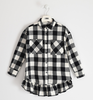 Koszula z długim rękawem w kratę buffalo