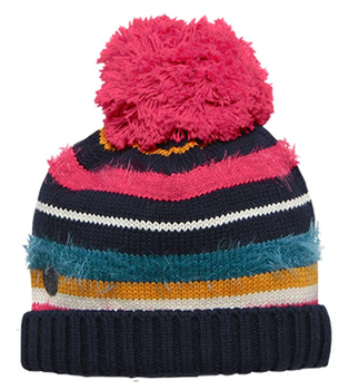 Czapka zimowa  dla dziewczynki  Boboli kolor ciemny niebieski