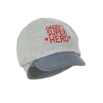 Czapka z miękkim daszkiem szara Pupill