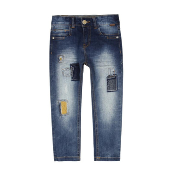 Spodnie jeans dla chłopca Boboli slim fit