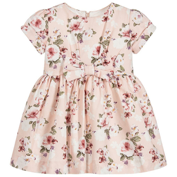 Sukienka z krótkim rękawem na podszewce w kwiaty Mayoral