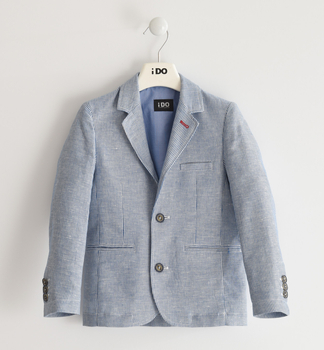 Marynarka kolor niebieski w paski iDO dla chłopca