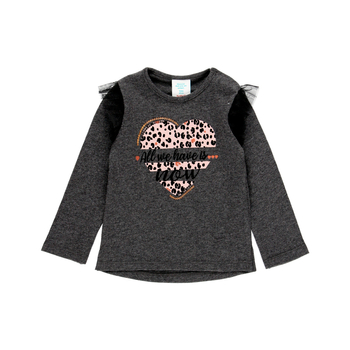 Bluzka z długim rękawem serduszko LAMPART