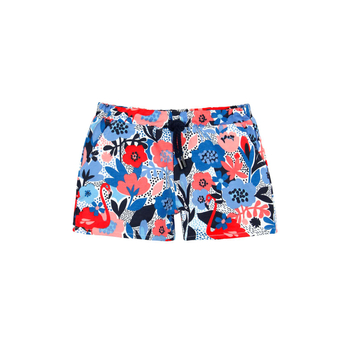 Szorty dzianinowe nadruk flaming kolor niebieski Boboli dla dziewczynki 