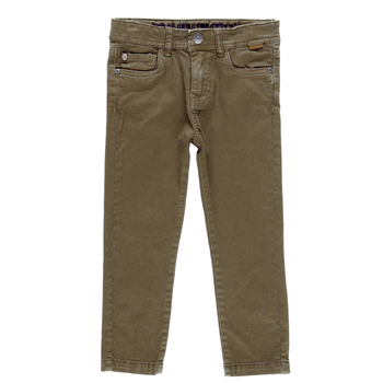 Spodnie dla chłopca kolor oliwkowy Boboli