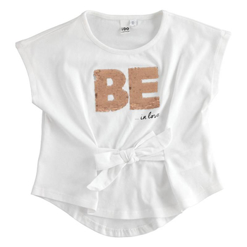 Bluzka z krótkim rękawem kolor Biały