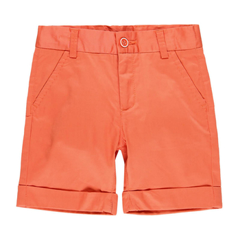 Krótkie spodenki bermudy dla chłopca kolor pomarańczowy