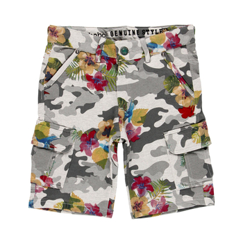 Bermudy dresowe dla chłopca kolor z nadrukiem