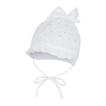 Czapka letnia wiązana dla  dziewczynki Broel 41 cm