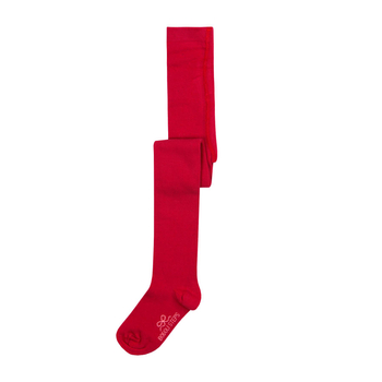 Rajstopy bawełniane gładkie dla dziewczynki kolor zgaszony malinowy róż Boboli