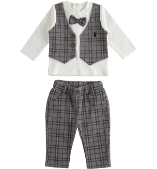 Komplet ze spodenkami dla chłopca wyjściowy