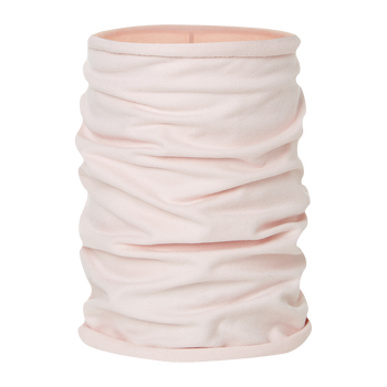 Komin z elastycznej bawełny Broel różowy pojedynczy