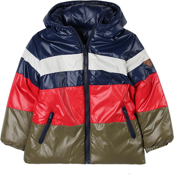 Kurtka dwustronna dla chłopca kolor ciemny niebieski